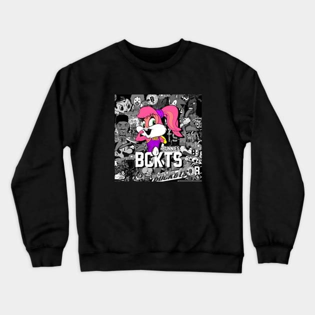 Bckts Cltr Basketball Crewneck Sweatshirt by BucketsCulture